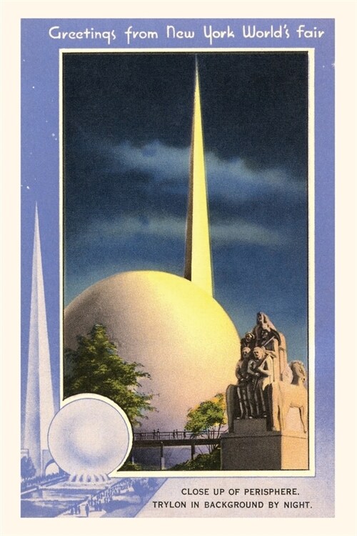 Vintage Journal Greetings from New York Worlds Fair, Trylon and Perisphere (Paperback)