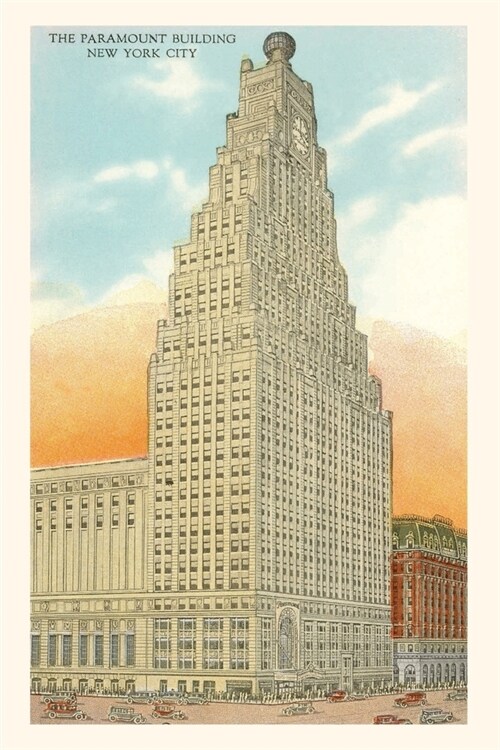 Vintage Journal Paramount Building, New York City (Paperback)