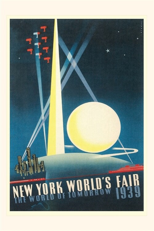 Vintage Journal Trylon and Perisphere, Worlds Fair (Paperback)