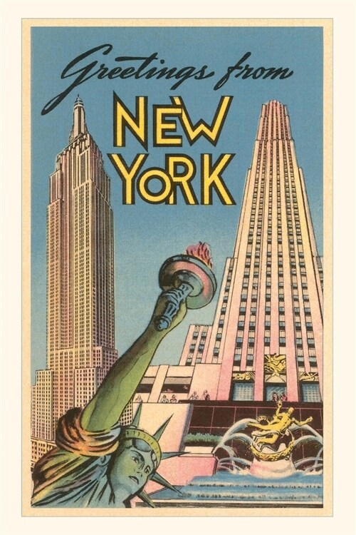 Vintage Journal Greetings from New York City (Paperback)