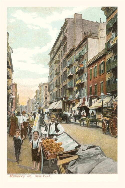 Vintage Journal Mulberry Street, New York City (Paperback)