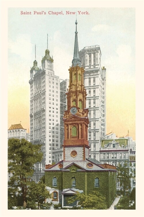 Vintage Journal St. Pauls Chapel, New York City (Paperback)