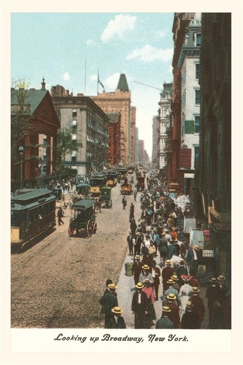 Vintage Journal Broadway, New York City (Paperback)