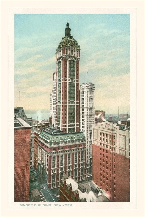 Vintage Journal Singer Building, New York City (Paperback)