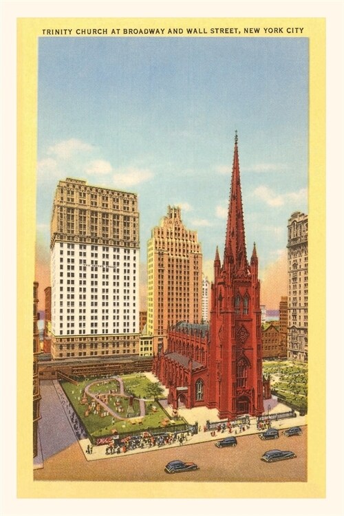 Vintage Journal Trinity Church, New York City (Paperback)
