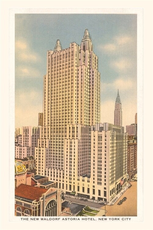 Vintage Journal Waldorf Astoria Hotel, New York City (Paperback)