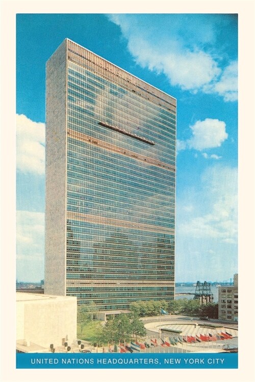 Vintage Journal United Nations Building, New York City (Paperback)
