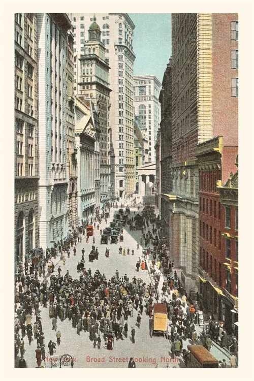 Vintage Journal Broad Street, New York City (Paperback)