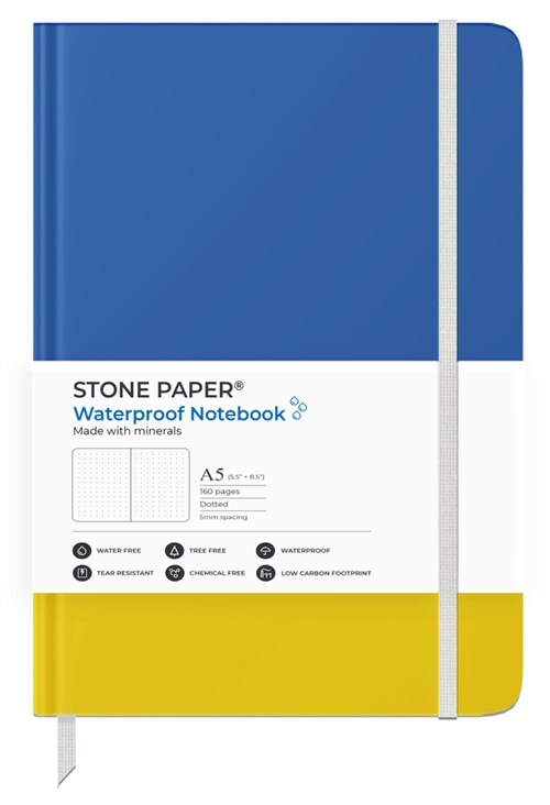 Stone Paper Ukraine Dotted Notebook (Hardcover)