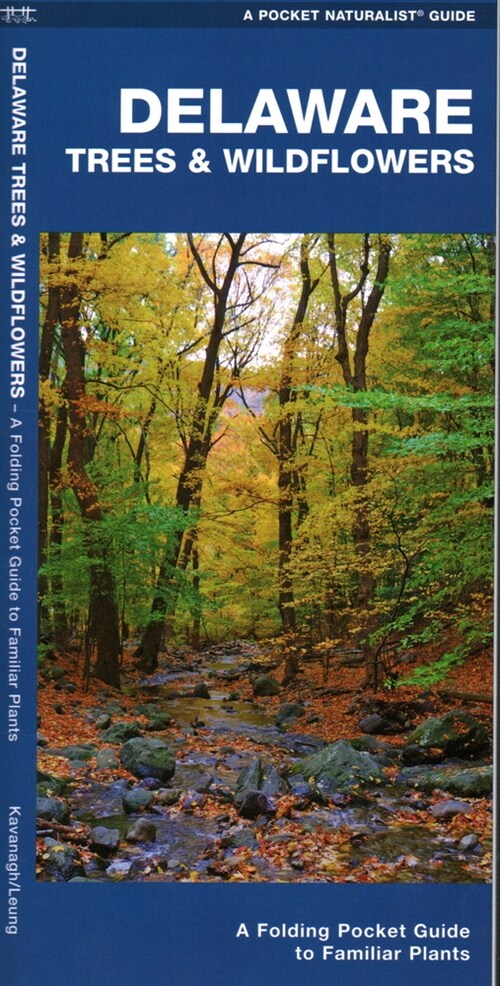 Delaware Trees & Wildflowers: A Folding Pocket Guide to Familiar Species (Paperback, 2)