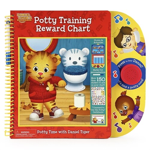 Daniel Tiger Potty Training Reward Chart (Hardcover)