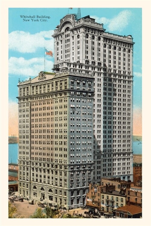 Vintage Journal Whitehall Building, Battery Park (Paperback)
