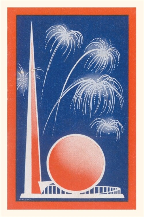 Vintage Journal Trylon and Perisphere, New York Worlds Fair (Paperback)