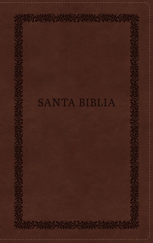 Biblia Reina-Valera 1960, Tierra Santa, Ultrafina Letra Grande, Leathersoft, Caf? Con Cierre (Imitation Leather)