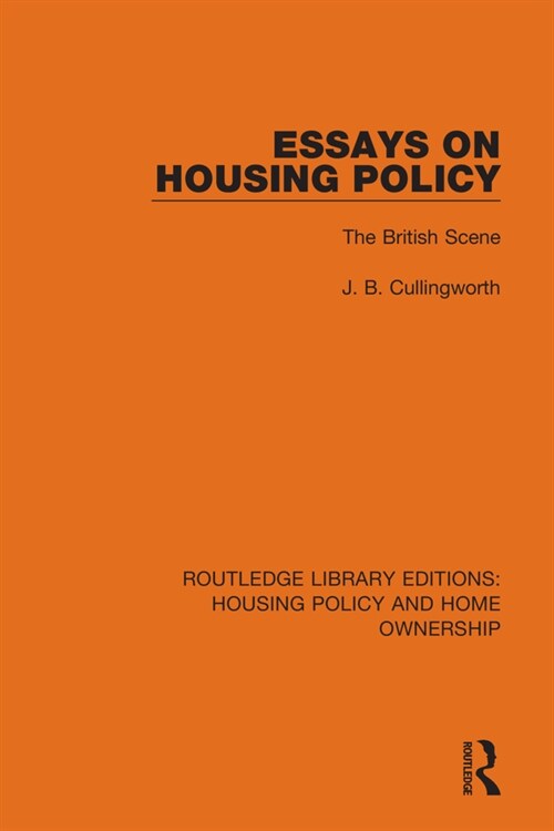 Essays on Housing Policy : The British Scene (Paperback)