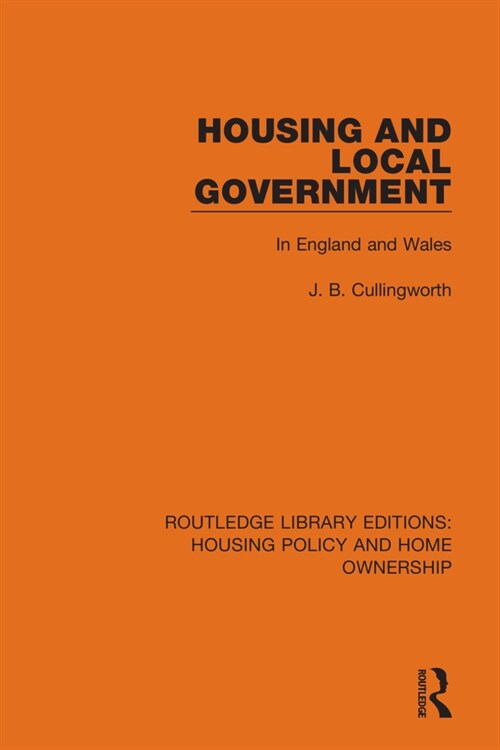 Housing and Local Government : In England and Wales (Paperback)