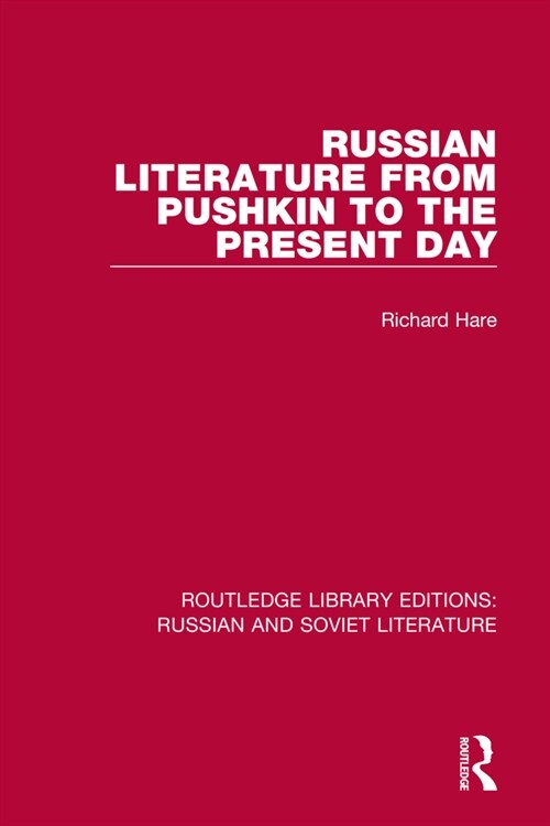 Russian Literature from Pushkin to the Present Day (Paperback, 1)