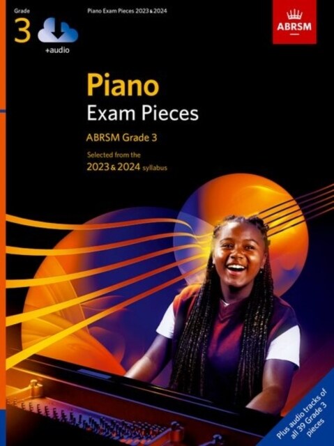 Piano Exam Pieces 2023 & 2024, ABRSM Grade 3, with audio : Selected from the 2023 & 2024 syllabus (Sheet Music)