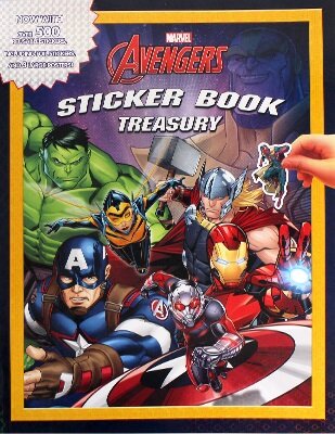 Marvel Avengers Sticker Book Treasury (500 Stickers) (Paperback)