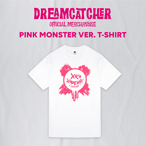 [굿즈] 드림캐쳐 - DREAMCATCHER T-SHIRT (PINK MONSTER VER.) [L]