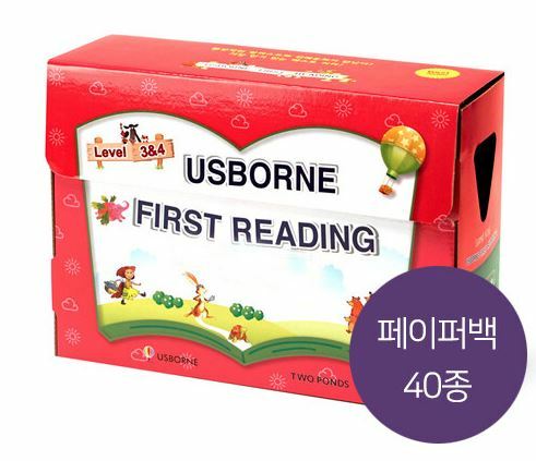 Usborne First Reading 3, 4단계 Book Full Set (40종) (Paperback)