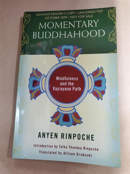 [중고] Momentary Buddhahood: Mindfulness and the Vajrayana Path (Paperback)