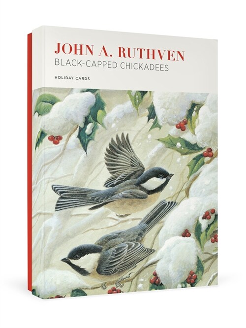 John Ruthven: Black Capped Chickadees Holiday Cards (Other)