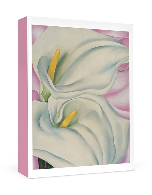 Georgia OKeeffe: Two Calla Lilies on Pink Small Boxed Cards (Other)