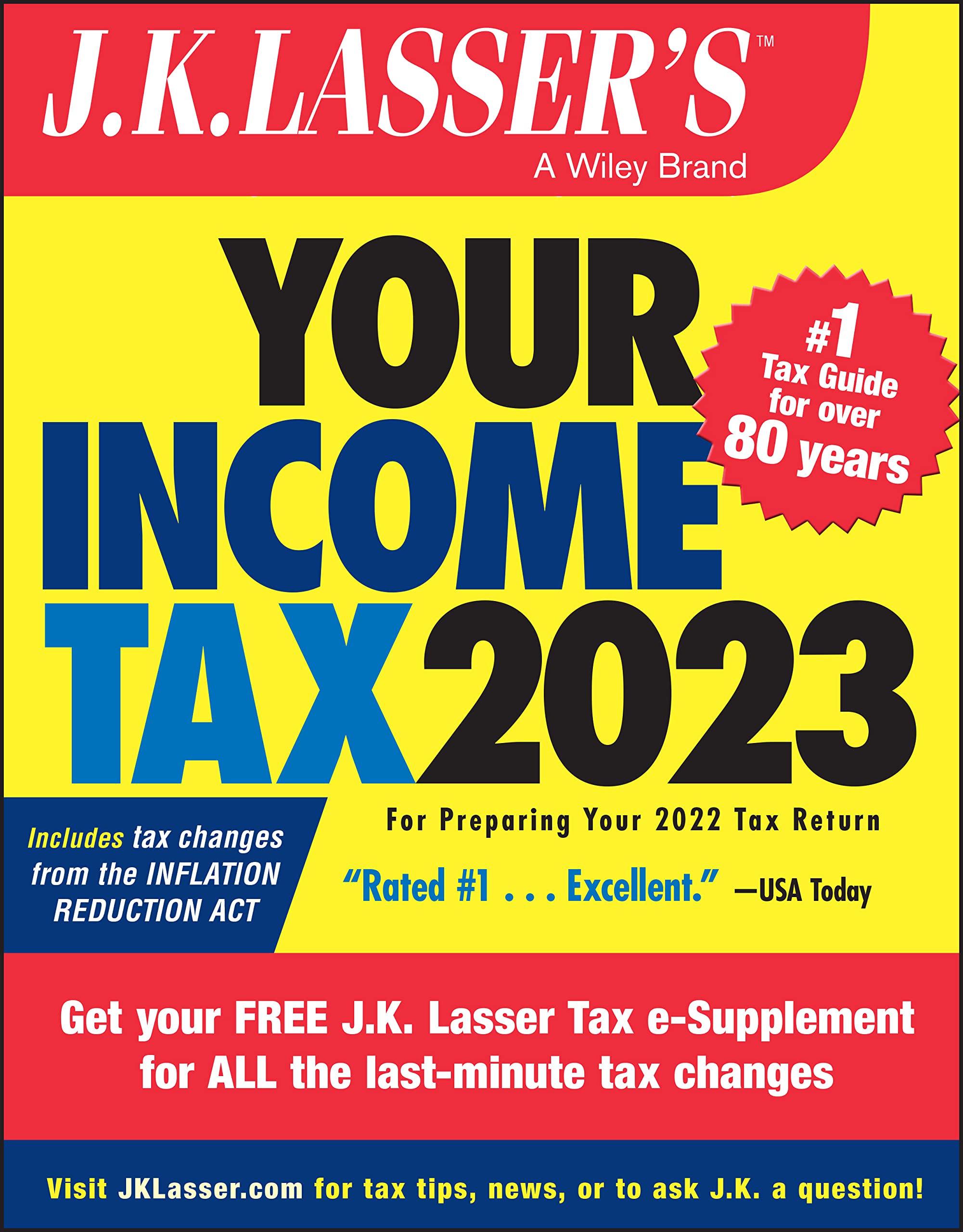 J.K. Lassers Your Income Tax 2023: For Preparing Your 2022 Tax Return (Paperback, 2)