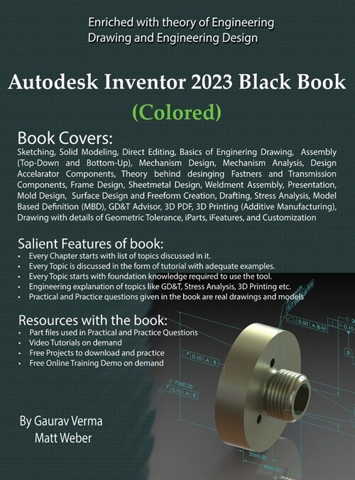 Autodesk Inventor 2023 Black Book (Colored) (Hardcover, 4, 2023)