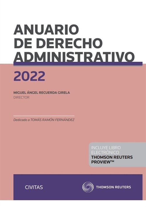 ANUARIO DE DERECHO ADMINISTRATIVO 2022 (Book)