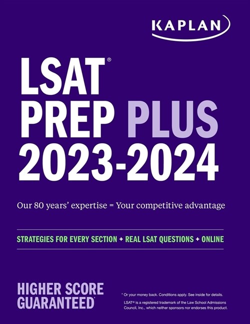LSAT Prep Plus 2023: Strategies for Every Section + Real LSAT Questions + Online (Paperback)