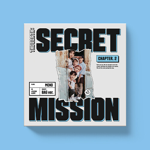[중고] 엠씨엔디 - 미니 4집 THE EARTH : SECRET MISSION Chapter.2 [BAG Ver.]