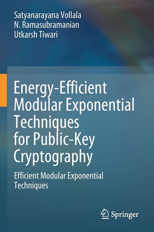 Energy-Efficient Modular Exponential Techniques for Public-Key Cryptography: Efficient Modular Exponential Techniques (Paperback)