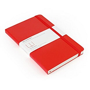몰스킨 Moleskine Red Plain Notebook(L)/레드커버 백지노트