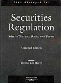 Securities Regulation 2009 (Paperback, Abridged)