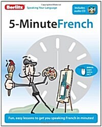 [중고] Berlitz 5-Minute French [With CD (Audio)] (Paperback)