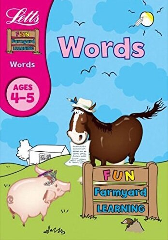 Letts Fun Farmyard Learning - Words (Paperback)