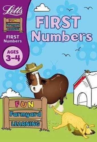 Letts Fun Farmyard Learning - First Numbers (Paperback)