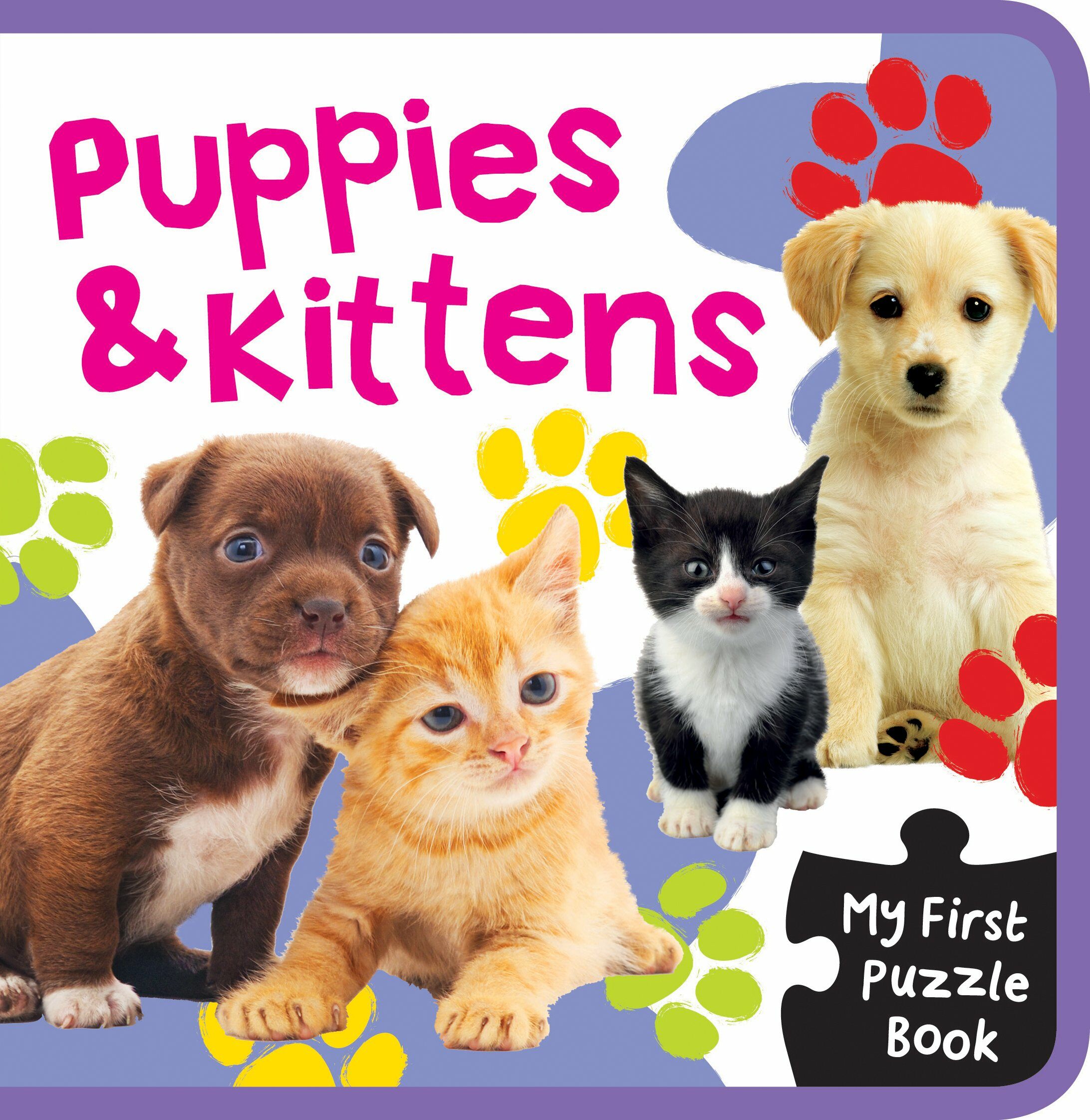 EVA Mini Puzzle Book: Puppies & Kittens (Board Book)
