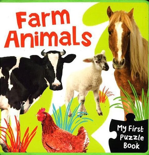 EVA Mini Puzzle Book: Farm Animals (Board Book)