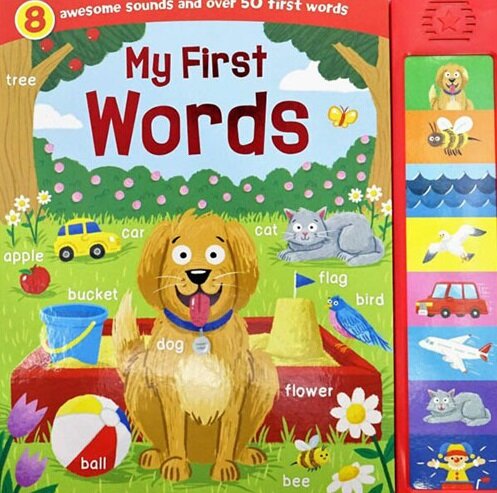 Super Sounds: My First Words - Sound Book (Hardcover)