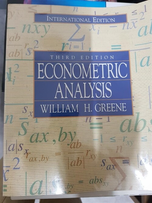 [중고] Econometric Analysis (Paperback, 3rd)