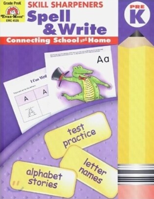 [중고] [Evan-Moor] Skill Sharpeners Spell & Write Pre K (Paperback)