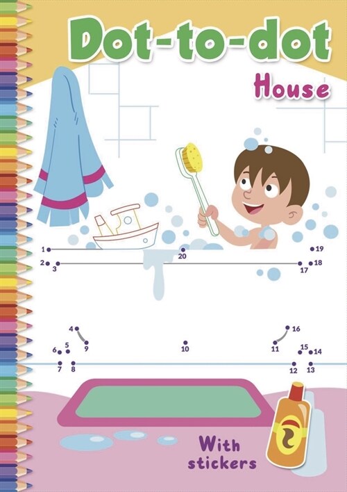 Dot-To-Dot House: With Stickers (Paperback)