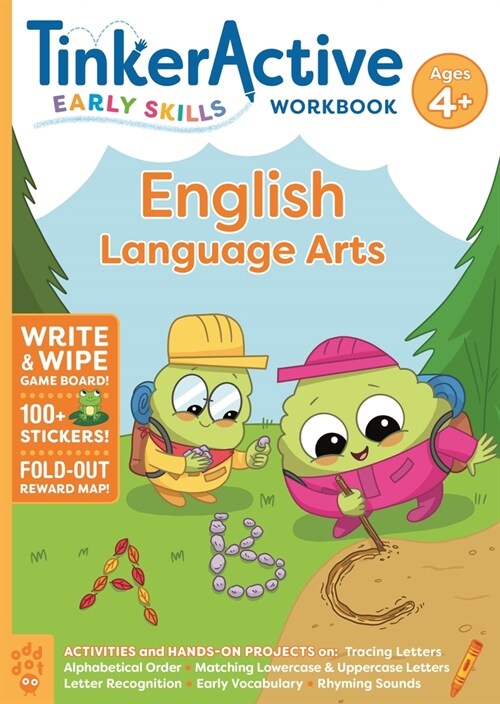 Tinkeractive Early Skills English Language Arts Workbook Ages 4+ (Paperback)