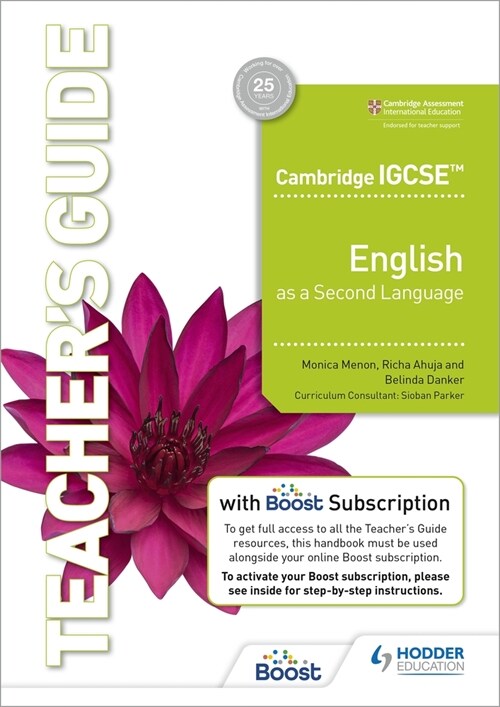 Cambridge Igcse English as a Second Language Teachers Guide with Boost Subscription: Hodder Education Group (Paperback)