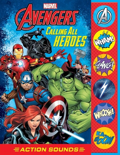 [중고] Marvel Avengers: Calling All Heroes Action Sounds Sound Book (Hardcover)