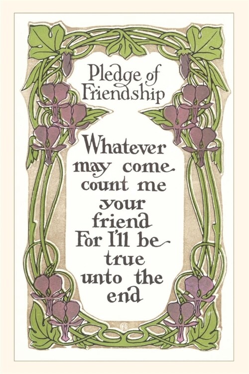 Vintage Journal Pledge of Friendship (Paperback)