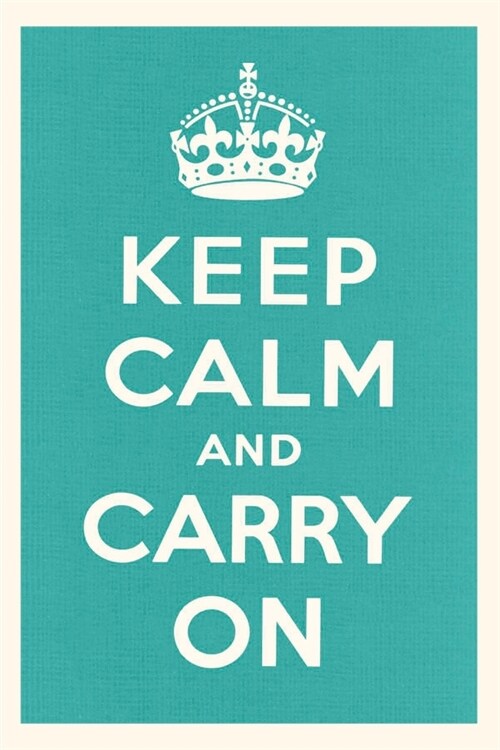Vintage Journal Keep Calm and Carry On (Paperback)
